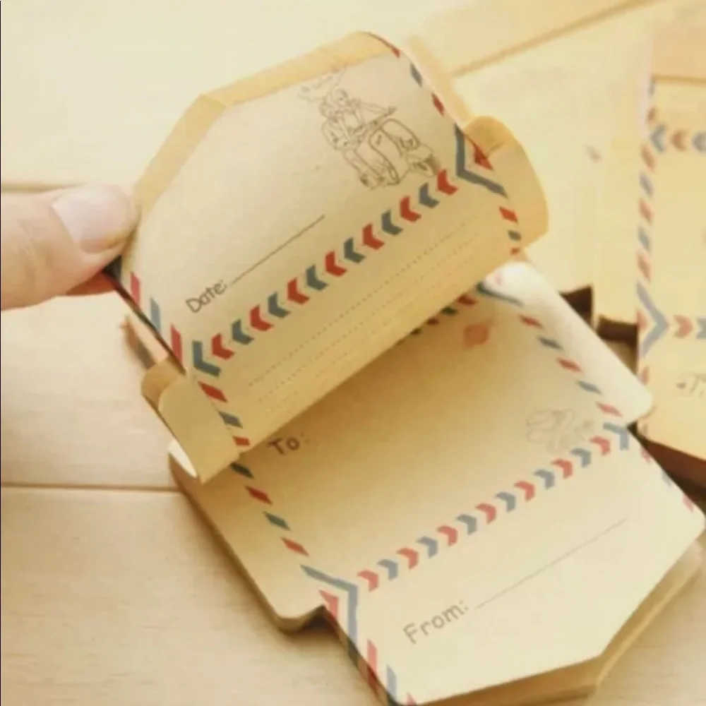 Note memo pad Mail Postage Letter envelope  Stationary Gift
